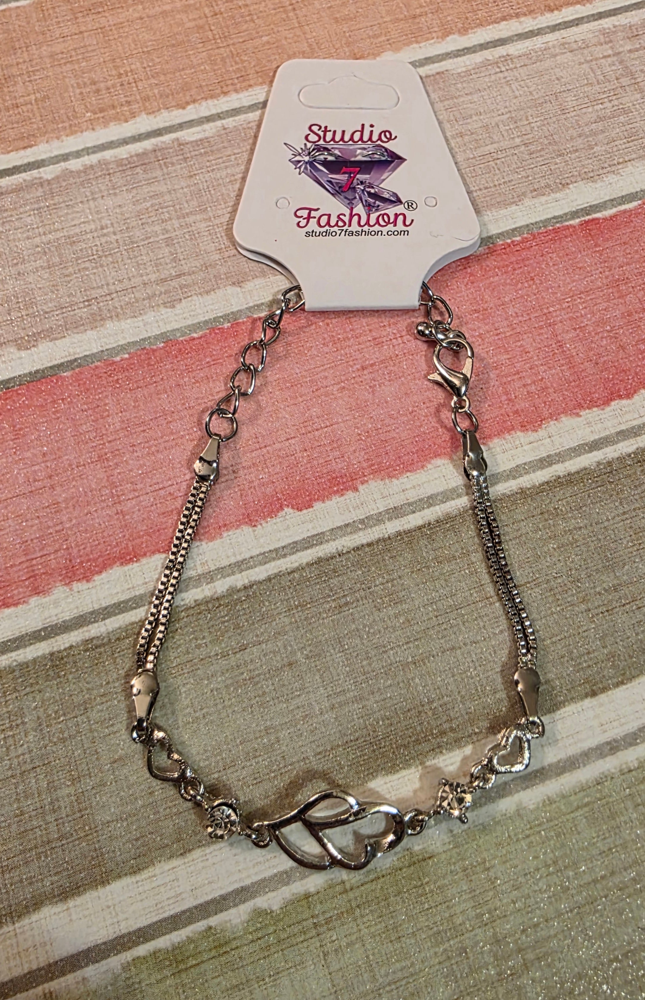 Silver Heart Clasp
