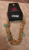 Multi/Turquoise Clasp Bracelet