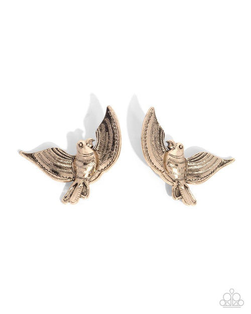 Bird of Play post earrings